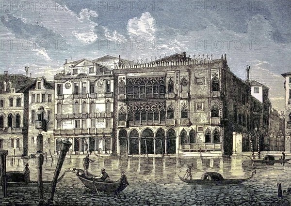 Ca' d'Oro, correctly Palazzo Santa Sofia, is a palace on the Grand Canal in Venice, northern Italy,
