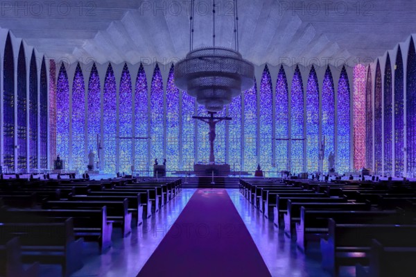 Don Bosco Church, designed by Carlos Alberto Naves, World Heritage Site, Brasilia, Federal