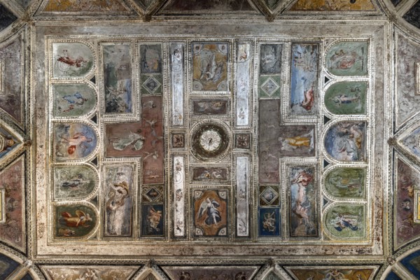 Ceiling fresco in a room of the Villa del Principe, Palazzo di Andrea Doria, Piazza dei Principe,