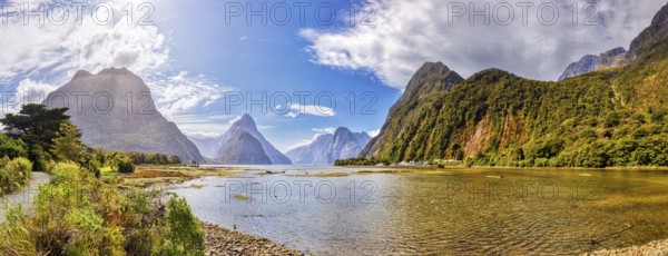 Milford Sound, Fiordland-Nationalpark, Neuseeland
