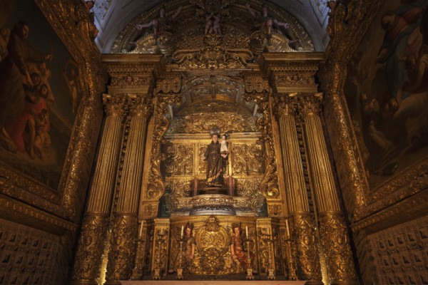 Side chapel in the Jesuit Church, St Rochus Church, Igreja de São Roque, Bairo Alto district,