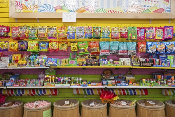 Livonia, Michigan - A candy store at Laurel Park Place, a shopping mall in suburban Detroit