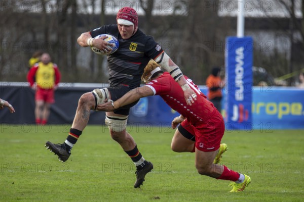 European Men's Rugby Championship, match for 7th place: Germany vs. Switzerland in Heidelberg