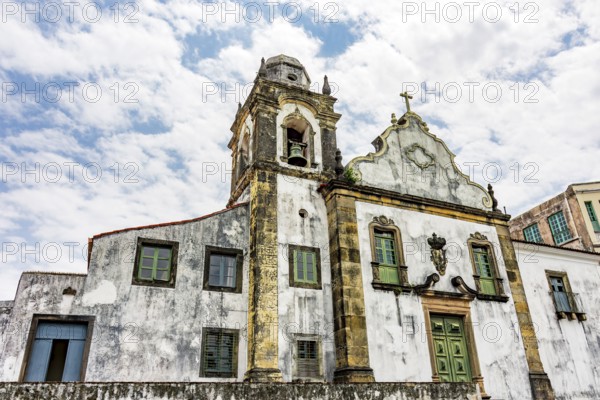 Old baroque church in the historic center of the city of Olinda in Pernambuco, Brazil, Olinda,
