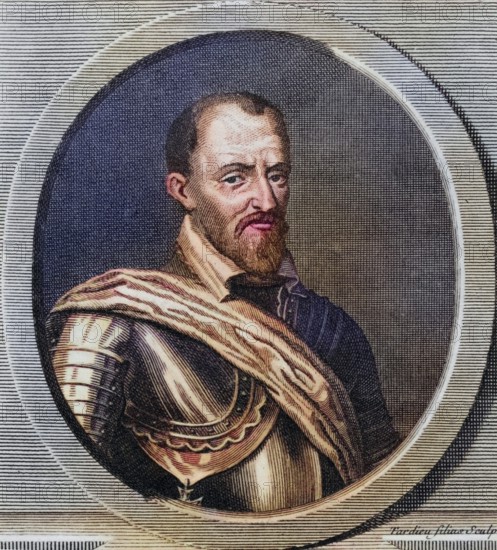Armand de Gontault, Marechal de Biron, 1524-1592, Fallen at the Siege of Epernay, Historical,