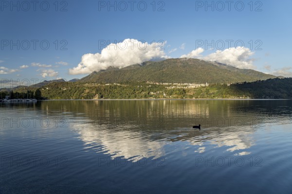 Lake Caldonazzo in Valsugana, Trentino, Italy, Europe