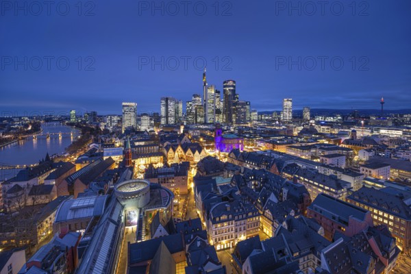 St Paul's Church in Frankfurt am Main will be illuminated in blue in the middle of the Christmas
