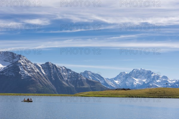 Bettmersee, mountain lake, alpine lake, summer, tourism, Bettmeralp, Aletsch Arena, Valais,