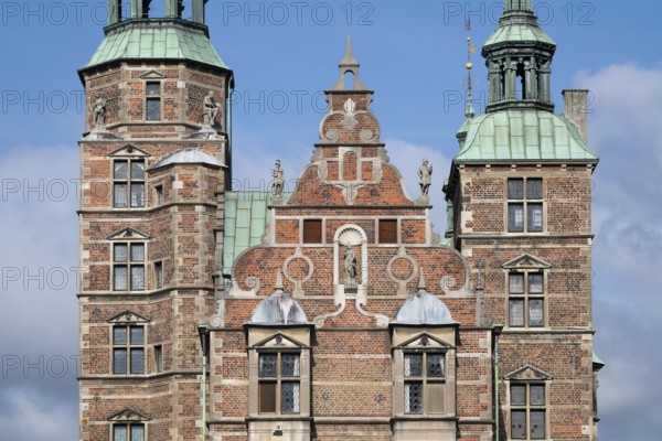 Rosenborg Palace, Royal Palace and Museum from the 17th century, Kongens Have Park, Copenhagen,