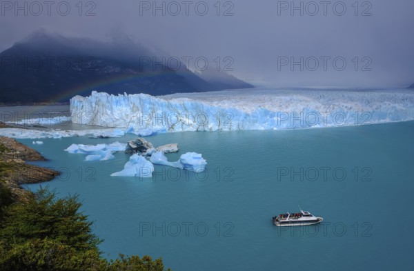 El Calafate, Patagonia, Argentina, Perito Moreno Glacier in Los Glaciares National Park. The Perito