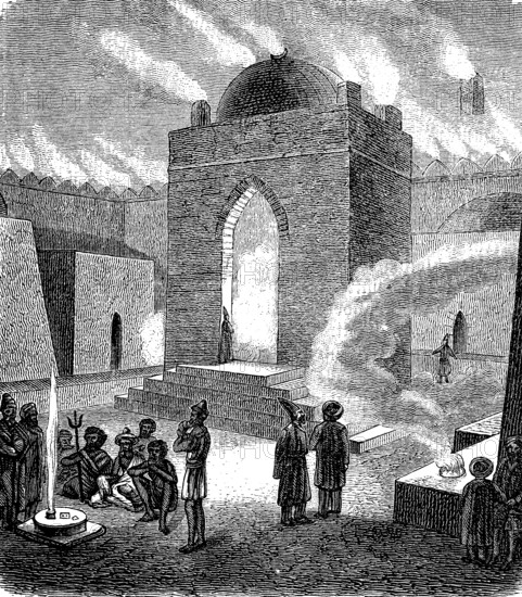 Ateshgah, Atashgah, Atashgah, a former fire temple in Baku, Azerbaijan, where Hindu rituals took