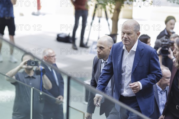 Olaf Scholz (SPD), Federal Chancellor, on his way to the Federal Press Conference, bpk, Federal