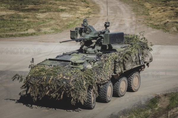 Pandur II 8x8 of the Czech Army, taken during an exercise of the German Armed Forces with forces