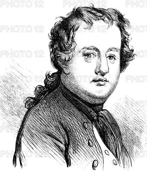 Portrait of Georg Wenzelaus von Knobelsdorff, architect of Sanssouci Palace, Silesian landed