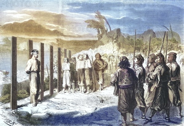 Execution of the assassins of Prince Michael III Mihailo Obrenovic, Serbian Prince, murdered 10