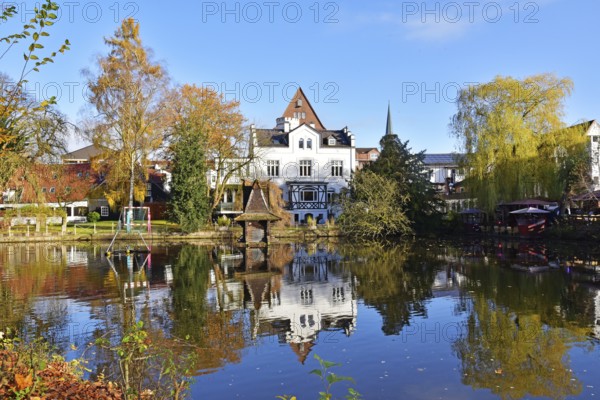 Europe, Germany, Lower Saxony, Hamburg Metropolitan Region, Hanseatic City of Buxtehude, City Park,