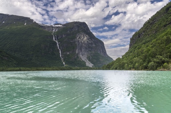 The Kjenndalsbreen is part of the Jostedalsbreen, one of the largest glaciers in Norway, and forms