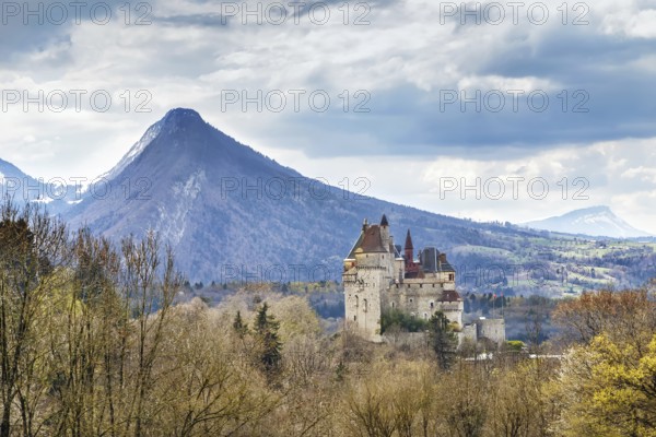Chateau de Menthon-Saint-Bernard is a medieval castle located 12 kilometres south of Annecy in the
