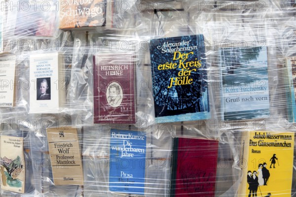 'The Parthenon of Books' by the Argentinian conceptual artist Marta Minujin, banned books,