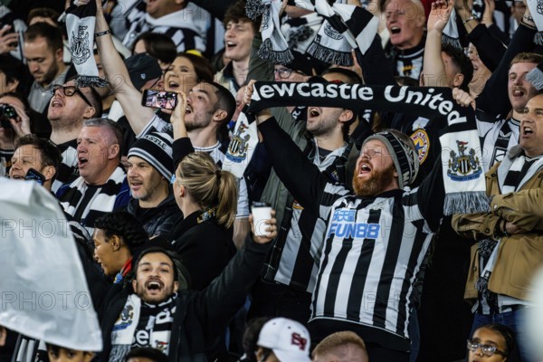 MELBOURNE, AUSTRALIA, MAY 24: Fans as Newcastle United play A-League All Stars Men during the