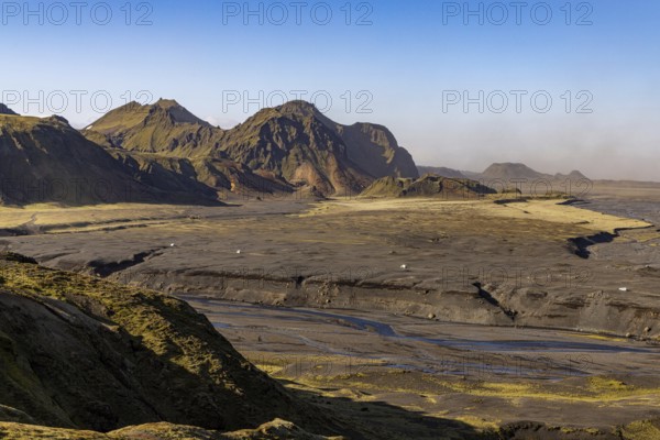 Pakgil volcanic area, south coast, Iceland, Europe