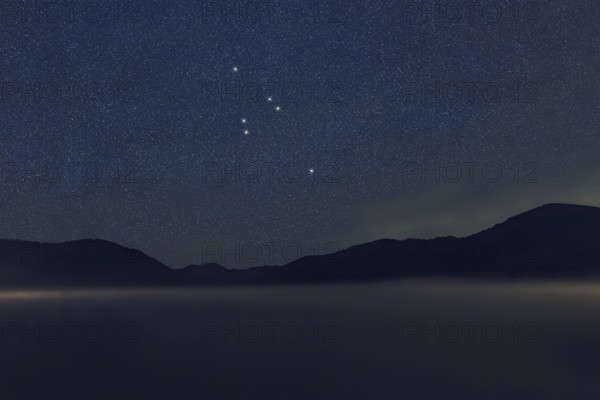 Reticulum star constellation, Night sky, Cluster of stars, Deep space, Reticle constellation, The