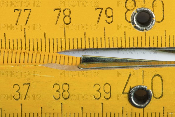 Construction meter close up background