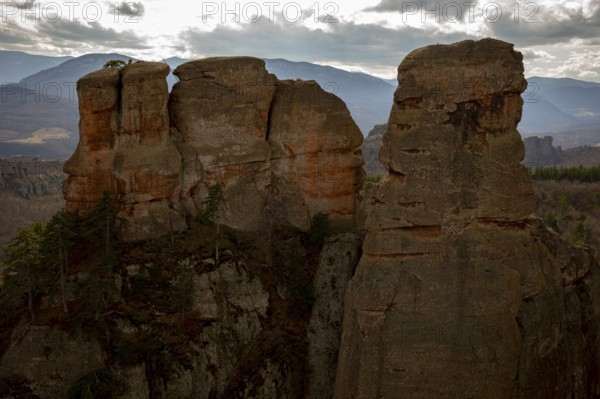 The Belogradchik Rocks are a group of strangely shaped sandstone and conglomerate rock formations