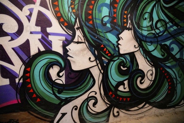 MAUSA VAUBAN, Museum of Urban Art and Street Art, Neuf-Brisach Fortress, France, Europe, Vivid
