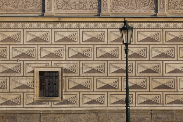 The Schwarzenberg Palace at the Castle Square near the Prague Castle - it is one of the most