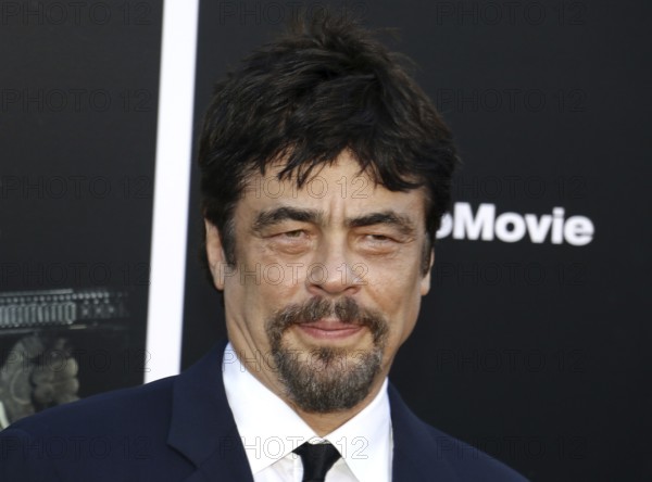 Benicio del Toro at the Los Angeles premiere of 'Sicario: Day Of The Soldado' held at the Regency