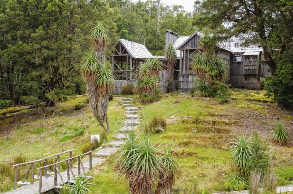 The original Waldheim (forest home) was built by Gustav and Kate Weindorfer as a rustic home and