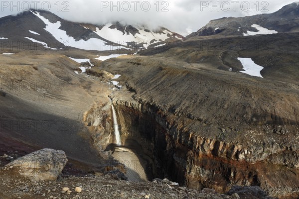 Beautiful landscape of Kamchatka Peninsula: view of Dangerous Canyon (Opasny Canyon), picturesque