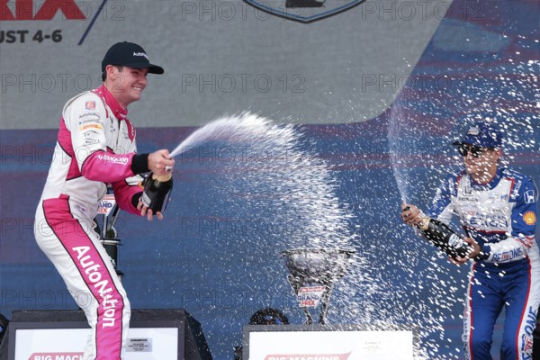 INDYCAR Series driver, KYLE KIRKWOOD (27) of Jupiter, Florida, wins the Big Machine Music City