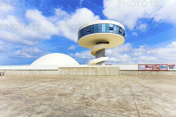 International center of the architect Oscar Niemeyer. The town of Avilas in Asturias. North of