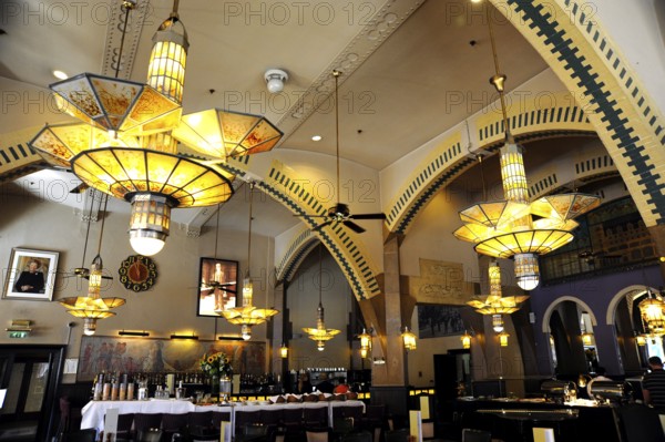 Art Nouveau Grand Cafe, American Hotel on Leidscheplein Square, city centre, Amsterdam,