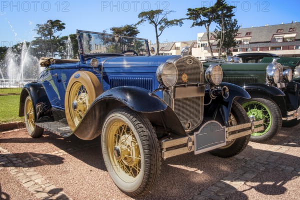 Lisbon, Portugal - Sep 29, 2024: View of classic Ford Model A or A-Model Ford or the A and A-bone