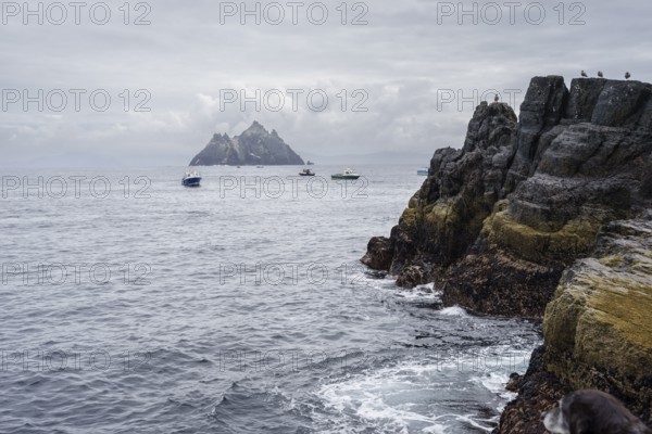 Visitor disembarkation port, Skellig Michael island, Mainistir Fhionáin (St. Fionan?s Monastery),