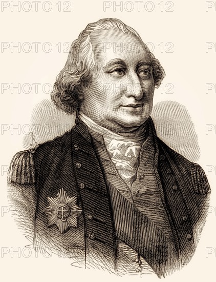 Charles Cornwallis, 1st Marquess Cornwallis, Knight of the Garter, 1738-1805, British General in