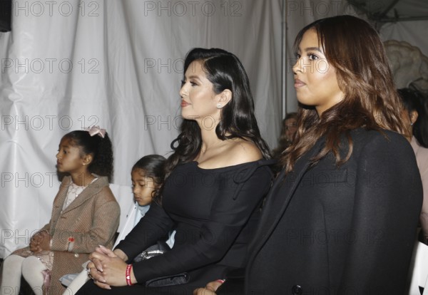 Vanessa Bryant, Natalia Diamante Bryant, Capri Kobe Bryant and Bianka Bella Bryant at Kobe Bryant