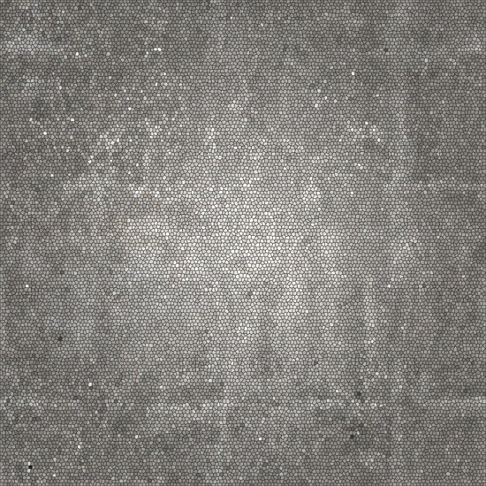 Intricate stained glass mosaic texture in shades of gray, forming a beautiful backdrop for various