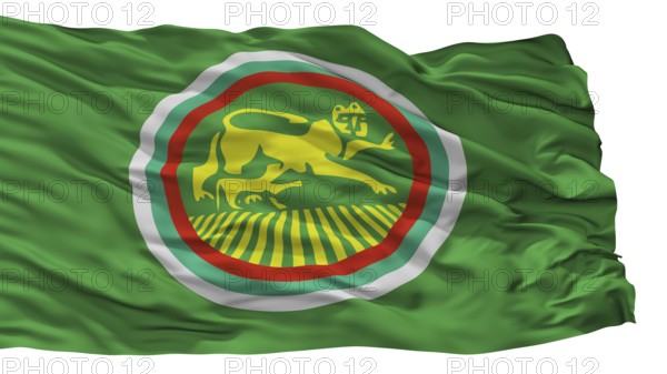 Stara Zagora City Flag, Country Bulgaria, Isolated On White Background