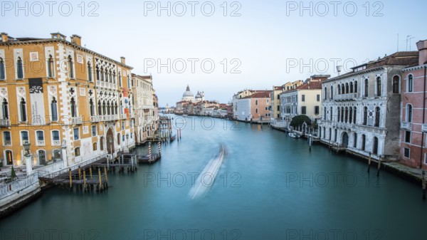View from the Ponte dell'Academia onto the Grand Canal and the Basilica di Santa Maria Della