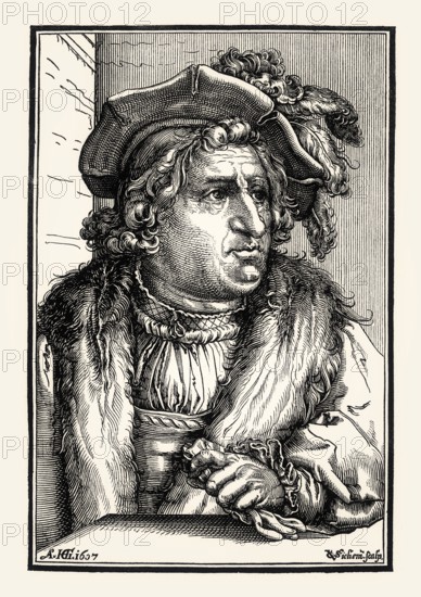 Portrait of Otto Heinrich, Count of Schwarzenberg, by Christoffel van Sichem, 16th century,