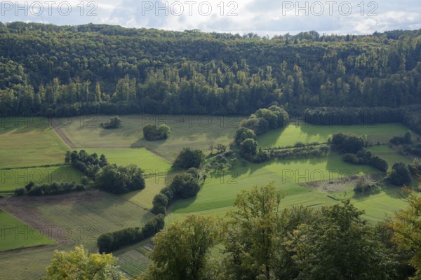 Jagsttal near Bächlingen, Langenburg-Bächlingen, Langenburg an der Jagst, Hohenlohe,