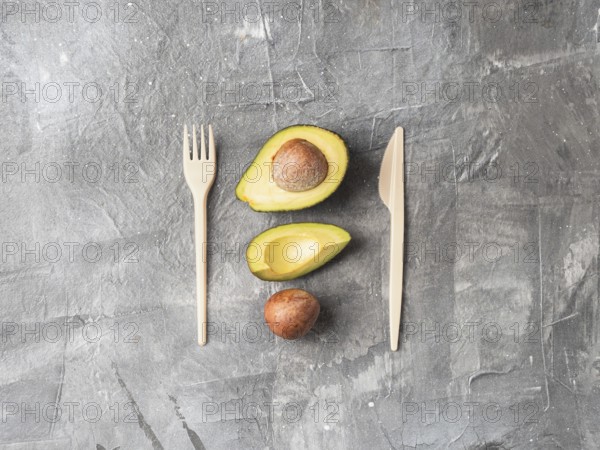 Avocado Seeds Biodegradable Single-Use Cutlery. Bioplastic - Great alternative to plastic