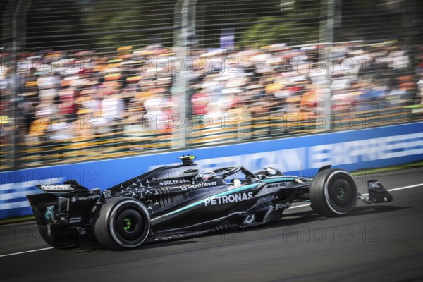 MELBOURNE, AUSTRALIA - MARCH 14: Andrea Kimi Antonelli of Italy drives the Mercedes AMG Petronas F1
