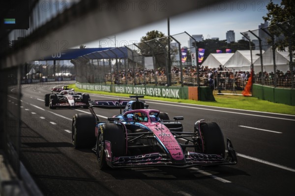 MELBOURNE, AUSTRALIA - MARCH 14: Pierre Gasly of France drives the BWT Alpine F1 Team A525 Renault