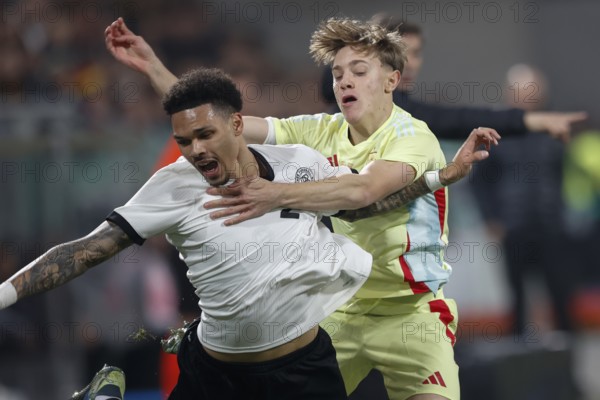 Football, U21, Friendly match, 2024/2025, Germany U21 vs. Spain U21, 25.03.2025, Merck-Stadion am