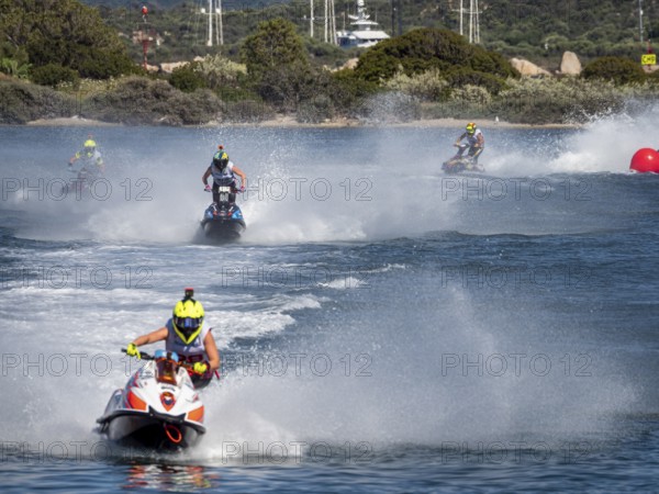 Olbia, Italy - September 16 - 20192 Aquabike world Championship gran prix of Italy